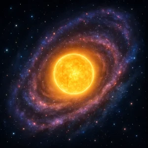 galaksideki bir güneş